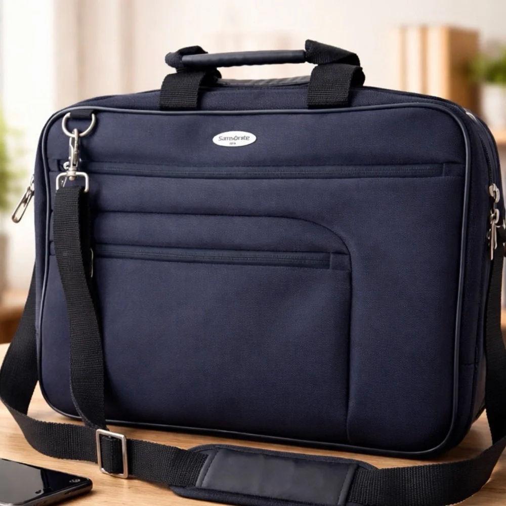 Samsonite Dark Blue Laptop Bag for Men